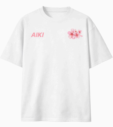 SAKURA TEE WHITE