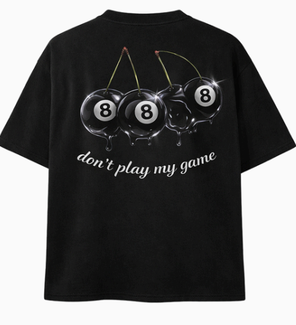 BALL 8 TEE BLACK